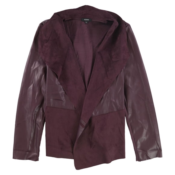 Alfani Chaqueta de 3 tonos para mujer, púrpura, grande