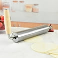 thumbnail image 4 of veasfak Rolling Pin Stainless Steel Roller for Baking, Fondant, Pie Crust, Pastry, , , L, 4 of 9