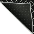thumbnail image 3 of Addison Rugs Chantille Indoor/Outdoor Transitional Diamonds Black Washable Rectangle Rug, 5' x 7'6", 3 of 6