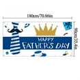 thumbnail image 4 of Happy Father's Day Background Cloth Father's Day Photography Backdrop Father's Day I Iove Dad Decoration Fixing Tools Background Studio Prop Backdrop 5.9x2.9ft Party Decoration Banner, 4 of 4