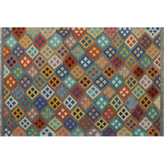 Sangat Alanys Brown/Rust Rug, 6'6" x 9'8"