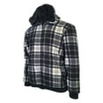 thumbnail image 6 of Powerfix Profi Men's Anthracite Hoodie 2 in 1 Reversible Black Gray Plaid (S01), 6 of 12