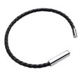 thumbnail image 3 of Brazalete LUCKMAN para Hombre Piel Vegana y Acero Inoxidable Modelo Cala Negro, 3 of 6