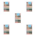 thumbnail image 3 of heritaly 4 Pieces Reinforcement Labels Repair Subsidy Strong Viscosity Doughnut Shape Small Hole Stickers Set for Recipes Binders Doughnut 5Set, 3 of 6