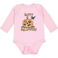 thumbnail image 3 of Inktastic Happy Halloween Kittens in a Pumpkin Boys or Girls Long Sleeve Baby Bodysuit, 3 of 5