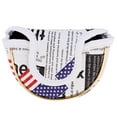 thumbnail image 2 of Durable PU Golf Maillet Tête Couvre Golf Putter Manches le Vieux Modèle Petit Demi-Cercle, 2 of 7
