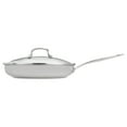 thumbnail image 3 of Cuisinart Chef's Classic Stainless Steel 12" Skillet with Glass Cover, 3 of 7