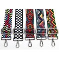 thumbnail image 4 of ORUYROP Umily Femmes Filles Large Sangle de Remplacement Style Guitare Multicolore Toile Bandoulière pour Sacs à Main, 4 of 5