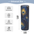 thumbnail image 2 of Iauyy plastic Vases Translucentfor for Flowers 11.8" ，Golden Peacock Feathers, 2 of 6