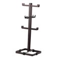 thumbnail image 3 of deevoka Glass Holder Classic Metal Stemware Rack for Glass Desktop Kitchen Coffee, 3 of 9
