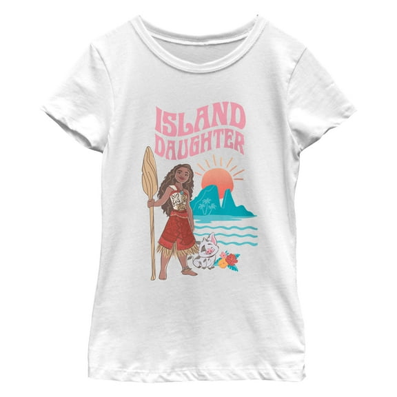 Girl's Moana 2 Island Daughter Graphic T-Shirt