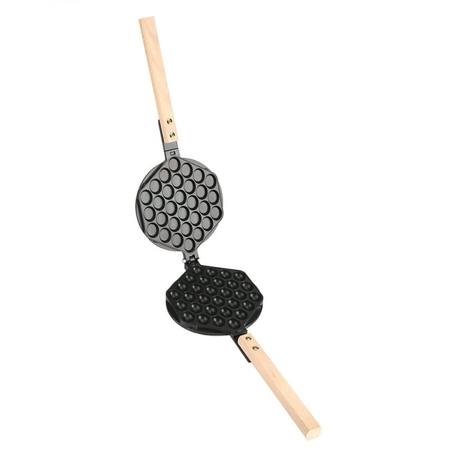 Peahefy Egg Bubble Baking Mold, Kitchen Tool,Kitchen Nonstick Egg Bubble Baking Mold Plate Waffle Maker Pan Tool for Home Commercial Use