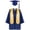 1-Navy899, variant on Preschool Kindergarten Graduation Gown for Toddler Girls Solid Color Jacket with Tassel Cap Child Comfort CoatPink
