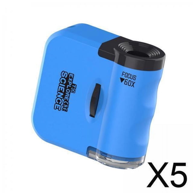 Microscopio de mano,Microscopio de mano Mini microscopio de bolsillo,Microscopio portátil Regalos de cumpleaños para niños de 8 a 12 años,Microscopio de bolsillo con luz LED,Microscopio de