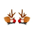 thumbnail image 1 of Decoraciones de Halloween, adornos de Halloween, regalos de Halloween, pinza para el pelo de cuerno de ciervo de Navidad para niños, pinza para el pelo de Navidad, pinza bonita, pinza para el pelo, ho, 1 of 3