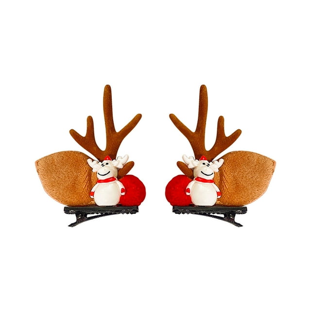 Decoraciones de Halloween, adornos de Halloween, regalos de Halloween, pinza para el pelo de cuerno de ciervo de Navidad para niños, pinza para el pelo de Navidad, pinza bonita, pinza para el pelo, ho