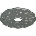thumbnail image 3 of Ekena Millwork 17 7/8"OD x 3 7/8"ID x 1"P Terrones Butterfly Ceiling Medallion (Fits Canopies up to 3 7/8"), Hand-Painted Platinum, 3 of 6