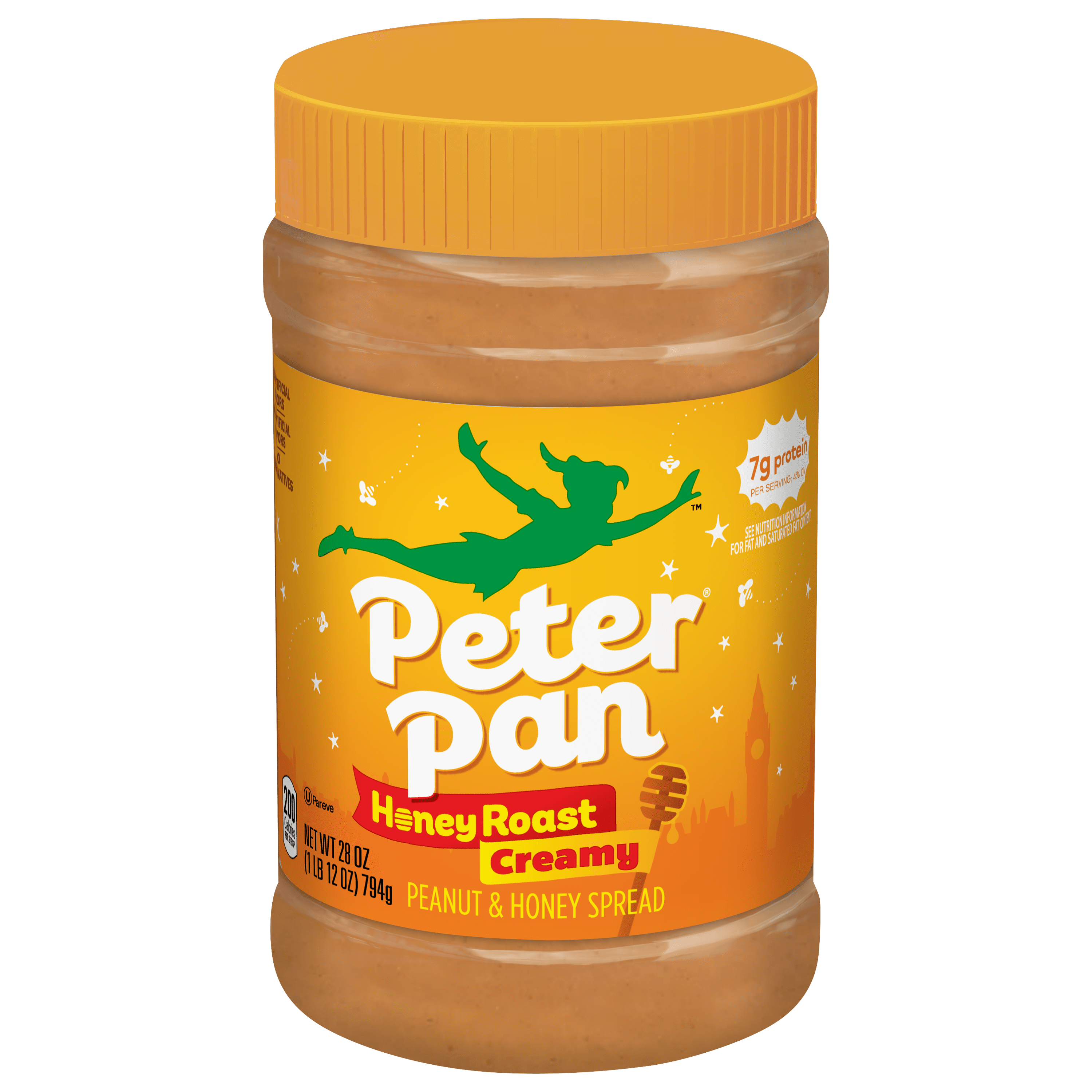 Peter Pan Creamy Honey Roasted Peanut Butter, 28 oz