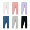 thumbnail image 4 of URMAGIC Toddler Girls Cotton Leggings Kids Stretchy Pants Solid Color Full Length Comfort Tights, 4 of 4