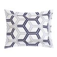 thumbnail image 4 of chic home Marcia 4 piezas Edred&oacute;n Reversible de microfibra Super suave Pinch plisado con volantes dise&ntilde;o con cama de impresi&oacute;n de dise&ntilde;o geom&eacute;tri, 4 of 7