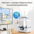 thumbnail image 2 of YZY6001 6L Cool Mist Humidifier for Bedroom & Large Room, Quiet Ultrasonic Humidifier, Up to 50H Runtime, White, 2 of 11