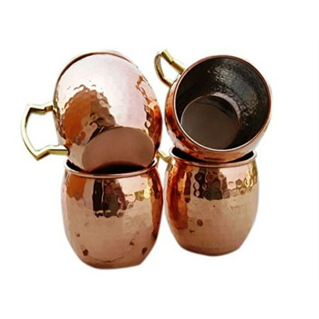 BonBon Luxury Moscow Mule Copper/Nickel Mug Cup 4 pack New