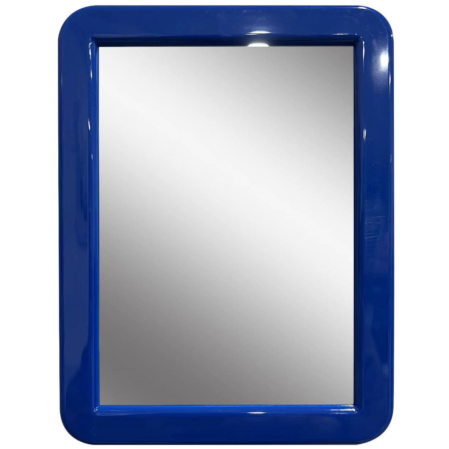 Glass Mirror for School Locker, Fridge 5" x 7" Navy