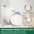 thumbnail image 2 of Soplador de aire de escape solar de 12 V, ventilador de ventilación de alta velocidad, diseño antimosquitos, ventilador extractor para cocina, baño, gallinero o gallinero, 2 of 5