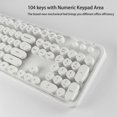 thumbnail image 3 of Wireless Keyboard And Mouse Set 2.4g Wireless Keyboard Punk Keycap /pc/mute, 3 of 5