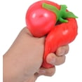 thumbnail image 4 of Strawberry Squishy Toys, Giant Fruit Squeeze Stress Balls, Fun Gag Gift & Party Favours, 4 of 8