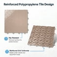 thumbnail image 6 of FlooringInc Nitro Garage Floor Tiles, Diamond Pattern, Interlocking, Sahara Sand, 12"x12", 1 pack, 1 sq/ft, 6 of 10