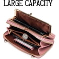 thumbnail image 5 of YEPOLERCE Women Sling Cross-Body Wallet with Mobile Phone Holder, Compact Bag with Card Slots and Secure Zipper, 5 of 6