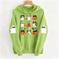 thumbnail image 5 of Busydd Halloween Graphic Hoodies For Women Trendy Cute Ghost Pumpkin Print Fall Tops Casual Long Sleeve Drawstring Hooded Sweatshirt With Pocket, 5 of 6