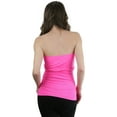 thumbnail image 2 of ToBeInStyle Women's Seamless Solid Print Tube Top, 2 of 3