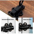 thumbnail image 4 of Door Bolts, 2 Pcs Automatic Locking Door Bolts Spring Bolt Lock Spring Bounce Door Bolt With Screws, 4 of 4