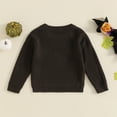 thumbnail image 6 of Toddler Baby Boy Girl Halloween Sweater Knit Chunky Ghost/Spider Sweaters Oversized Pullover Sweatshirt Tops Fall Winter Clothes, 6 of 8