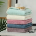 thumbnail image 3 of Hiroekza Eco-Friendly Quick-Dry Face Towels | Soft, Highly Absorbent Hand Towels for Bathing, Gym, Spa, and Travel with Hanging Loop - Multi-Color Options Blue, 3 of 7