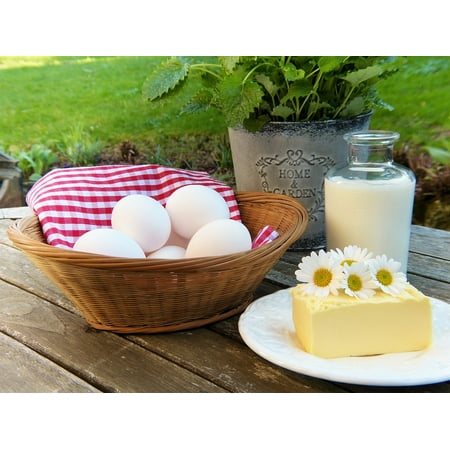 Herb Butter - Framed Art for Your Wall Egg Frisch Butter Milk Garden Out Herbs 10x13 Frame
