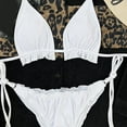 thumbnail image 5 of 2 Pcs Bikini Set Women Swimsuit Push-up Bras Bikini Set 2PieceS Swimwear Bathing Suit Beachwear Lace Up Bikini, 5 of 9