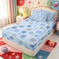 thumbnail image 2 of Manfei Cute Nutcracker Zipper Full Size Comforter Sets with Fitted Sheet and 2 Pillowcases,Western Xmas Festive Zipper Bedding Set,Xmas Reversible,4 Pieces, 2 of 7