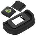 thumbnail image 3 of EB Viewfinder Eye Cup, Durable Lightweight Viewfinder Eyecup Easy To Use Universal  with Cold Shoe Cover Spirit Level for 50D Camera for 4D Camera, 3 of 7