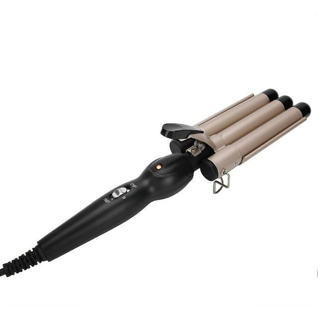 3 Barrel Curling Iron Wand Adjustable Hair Curler Waver Crimper Hair Styling Tool ~240V