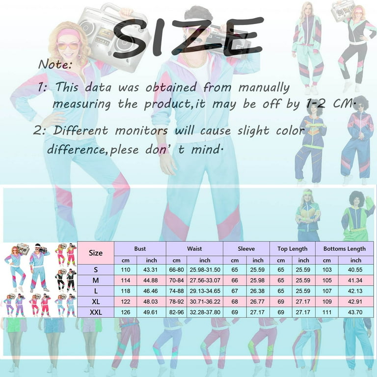 Aazon.co: Aluvee 80s Track Suit Woen Set 80s 90s Outfit Windbreaker