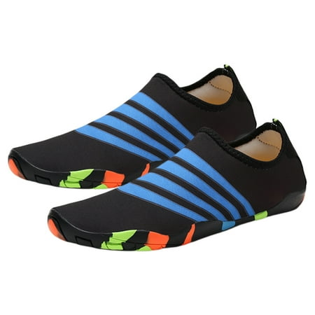 

HZEWLS Shoes Breathable Diving Sneakers Outdoor Supplies Water Shoes for Women Men (Black 9.5)