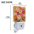 thumbnail image 4 of Yayeee LED Plug in Night Light for The Home with Auto Dusk to Dawn Light Sensors, 2 Pack, Abstract Floral, 4 of 6