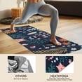 thumbnail image 4 of Pioneer Flower Floral Print Pattern Hot Yoga Mat Towel Non Slip for Hot Yoga - Quick-Drying Yoga Mat Cover with 4 Corner Pockets with Travel Bag - Hot Yoga Towel Non Slip 70"x26", 4 of 6