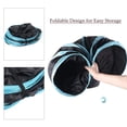 thumbnail image 3 of Collapsible 3 Way T-Shape Cat Tubetunnel Cat Toy With Peek Hole For Cat, Kitty, Kitten, 3 of 5