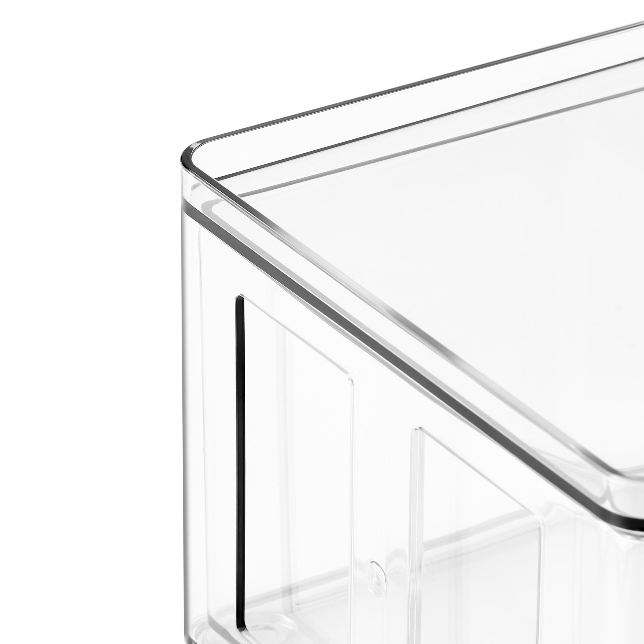 Clear Stackable Storage Drawer by Simply Tidy - Waterproof & Dustproof Organizer with Non-Slip Base for Craft - Office & Home Supplies - 1 Pack