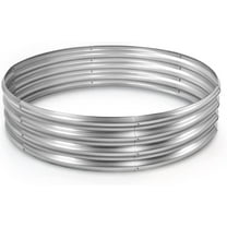 Galvanized Raised Garden Bed Kit, Round Large Metal Galvanized Planter Raised Garden Boxes Outdoor…