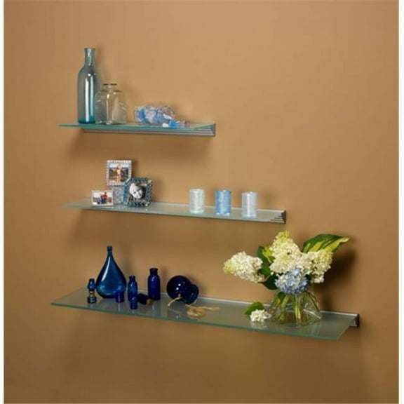 Glace Opaque Glass Shelf, 8 x 48 in.